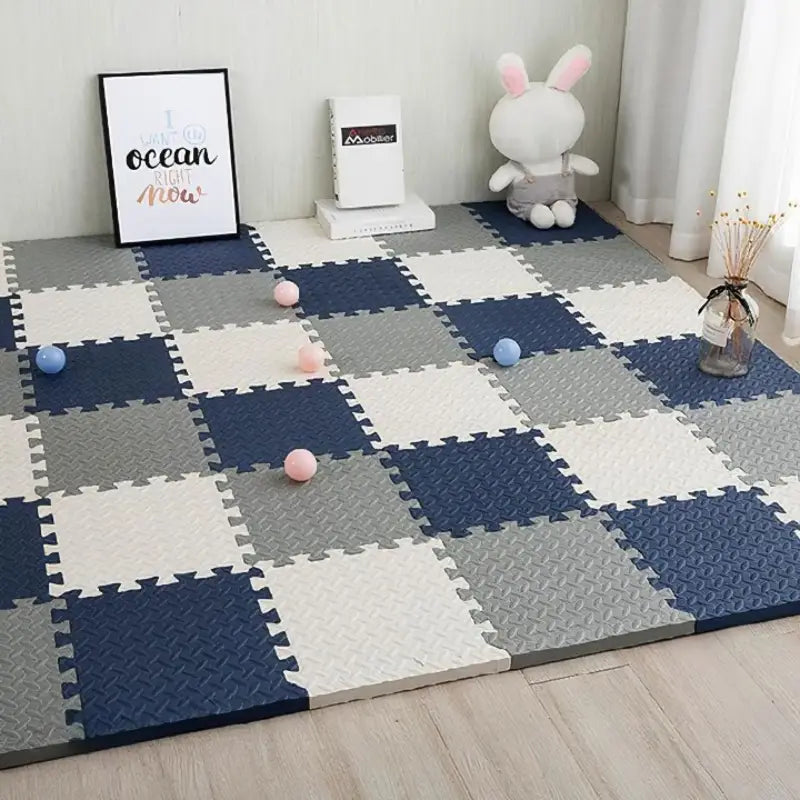 Baby Play Puzzle Mat | Soft Foam Activity Playmat for Safe & Fun Playtime