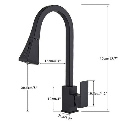 Modern Pull-Out Kitchen Tap – Stylish & Flexible Stainless Steel Mixer Faucet