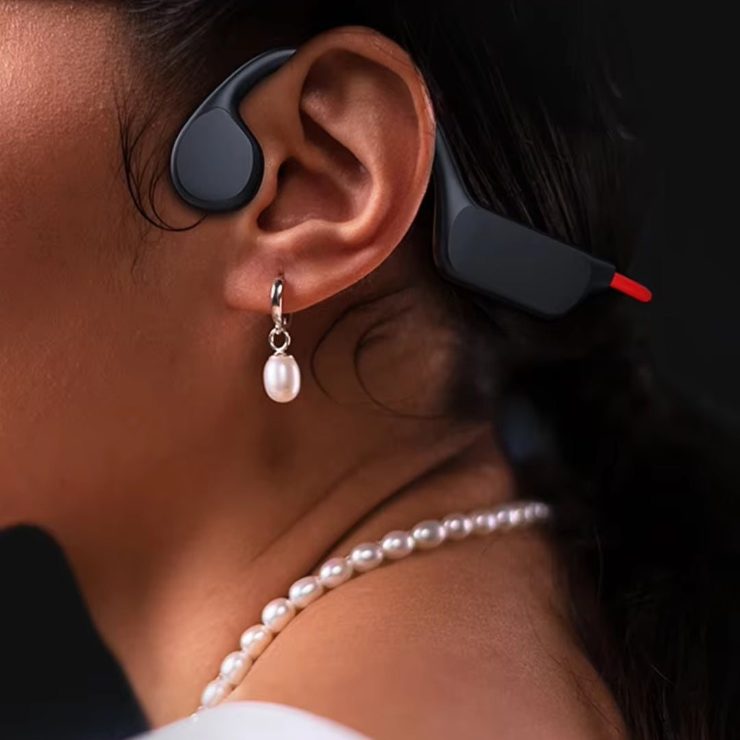 Bone Conduction Headphones – Safe & Wireless for Running & Cycling