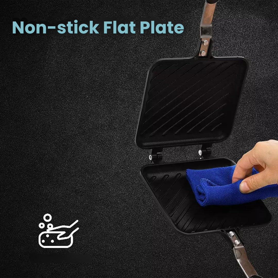 Camping Sandwich Maker – Non-Stick, Perfect for Outdoor Cooking