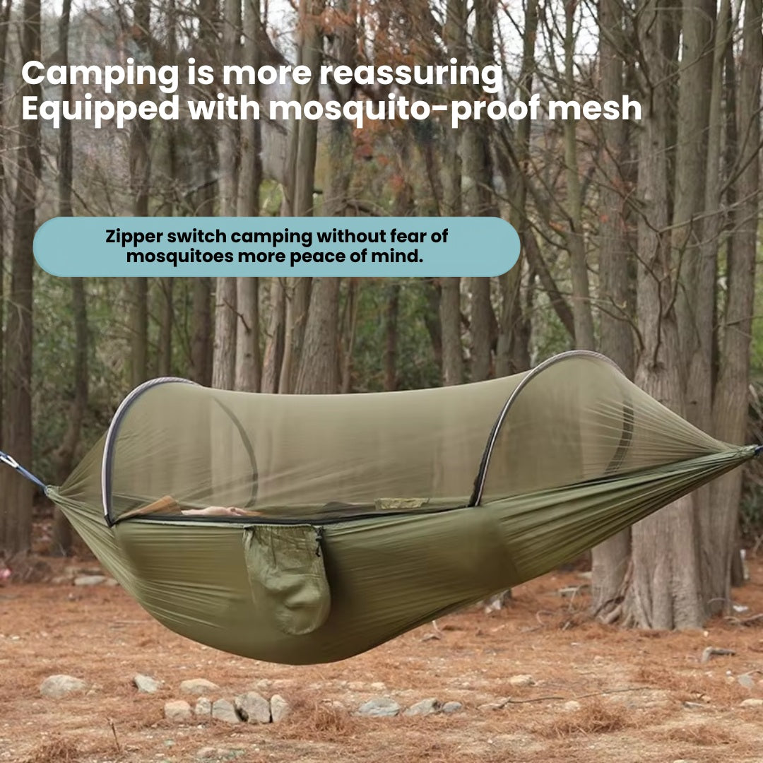 Hammock with Integrated Mosquito Net – Ultimate Outdoor Protection