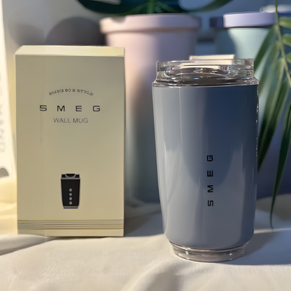 LuxeTherm Elegant Stainless Steel Thermal Travel Mug – 250ml Insulated Reusable Cup for Hot & Cold Drinks