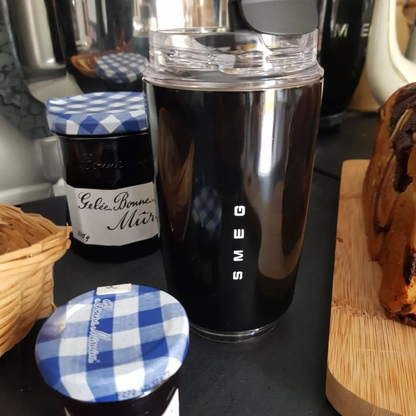 LuxeTherm Elegant Stainless Steel Thermal Travel Mug – 250ml Insulated Reusable Cup for Hot & Cold Drinks