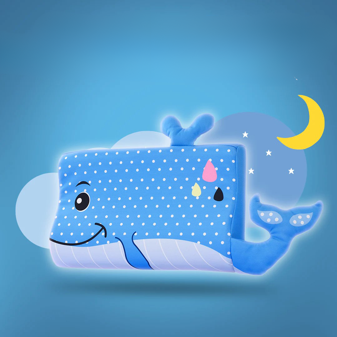 CuddlyPillow – Breathable Ergonomic Pillow for Kids | Neck Support & Healthy Sleep Alignment