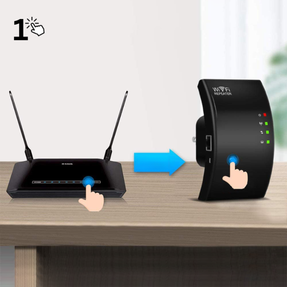 WiFiBooster Wireless Wi-Fi Signal Extender – Fast & Stable Internet for Every Room