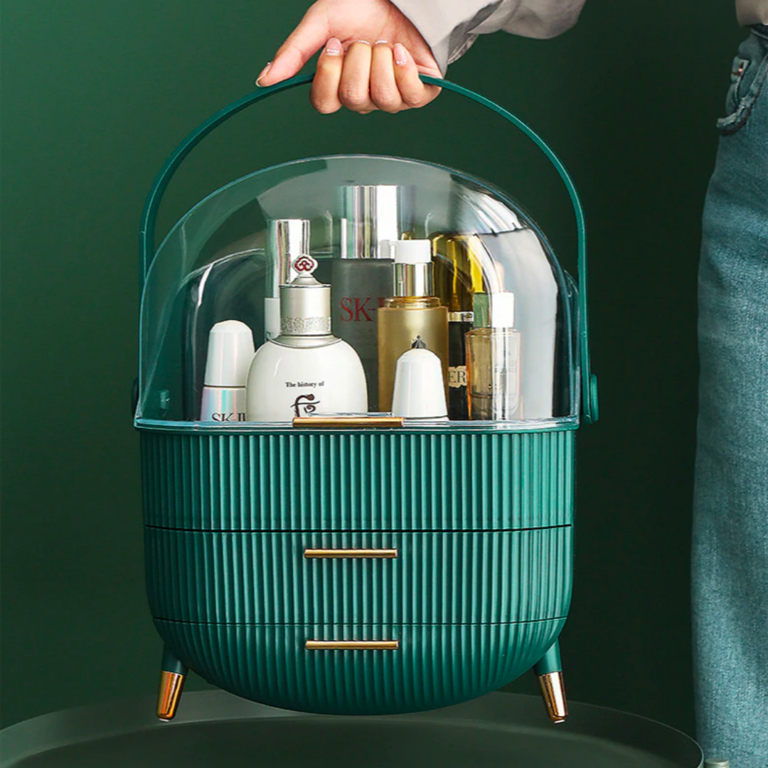 Elegant Makeup Organiser – Stylish Cosmetic Storage with Compartments