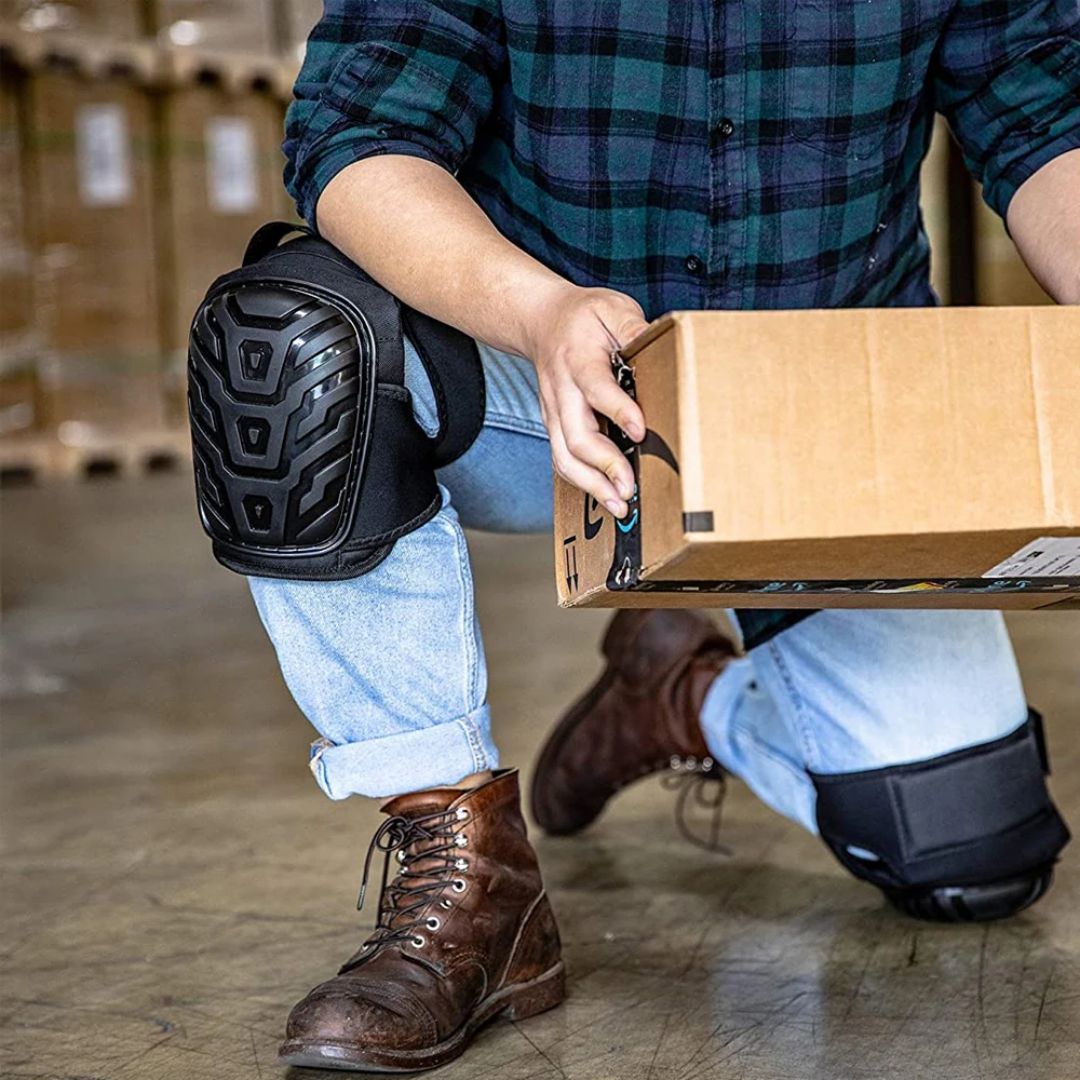 Professional Heavy-Duty Work Knee Pads – Adjustable, Impact Resistant & All-Day Comfort