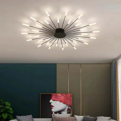 Modern Large LED Ceiling Light – Contemporary Flush Mount Fixture for Living Rooms, Bedrooms & Hotels