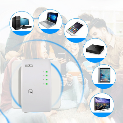 WiFiBooster Wireless Wi-Fi Signal Extender – Fast & Stable Internet for Every Room