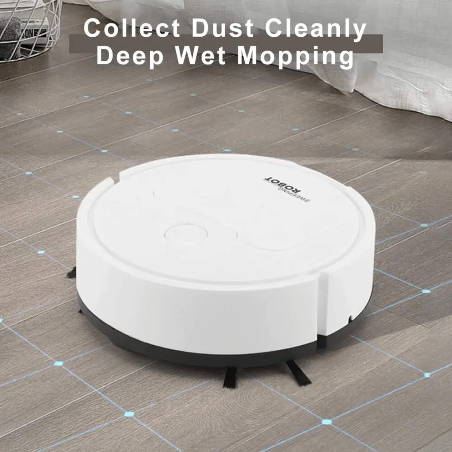 Cosmos Pro – Smart Robotic Vacuum Cleaner with Mop Function | Quiet, Efficient & Self-Charging