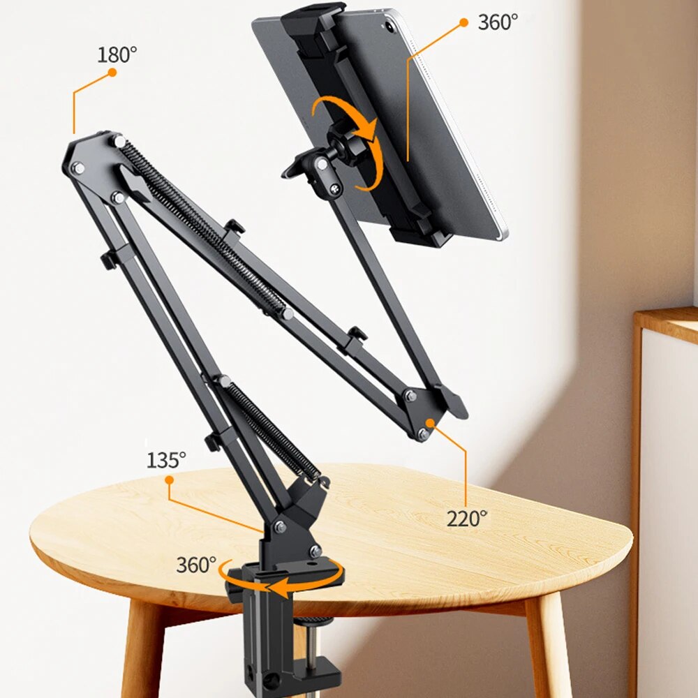 Bettina – Adjustable Tablet Holder Stand for Bed, Desk & Couch | Ergonomic & Universal Fit