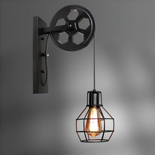 ShineGlow Luxe Vintage LED Wall Lamp – Industrial Style Lighting for Modern Interiors
