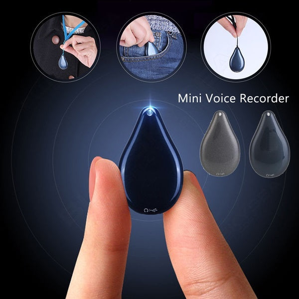Keychain Voice Recorder – 100-Hour Memory, Portable & Discreet