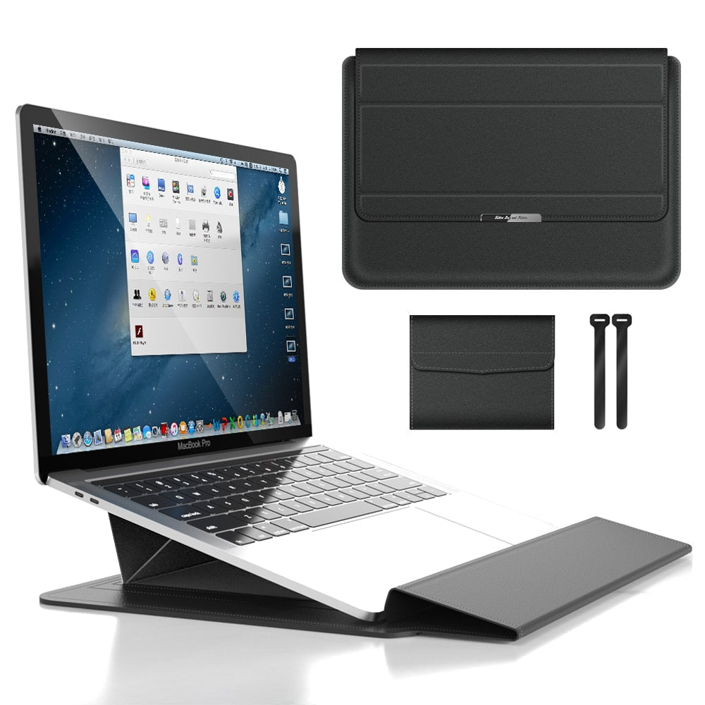 AuraGuard Waterproof Laptop Sleeve – Shockproof, Stylish Case for 14-Inch Laptops