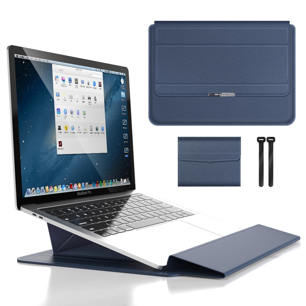 AuraGuard Waterproof Laptop Sleeve – Shockproof, Stylish Case for 14-Inch Laptops