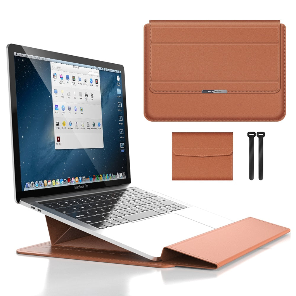 AuraGuard Waterproof Laptop Sleeve – Shockproof, Stylish Case for 14-Inch Laptops