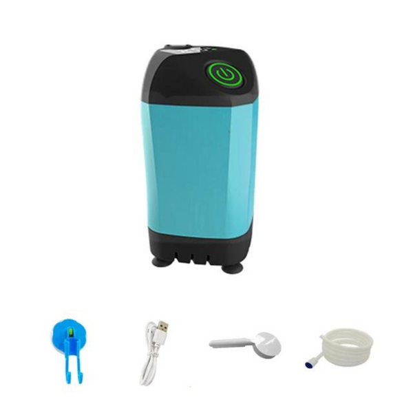 Portable Camping Shower with Pump – USB Rechargeable, 4400mAh Battery, Compact & Easy Setup