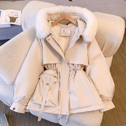 Cloe - Down Jacket for Women with Detachable Collar