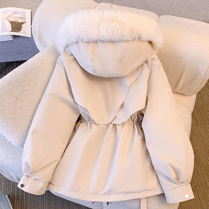 Cloe - Down Jacket for Women with Detachable Collar