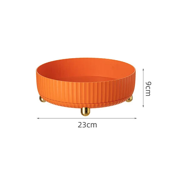 Rotating Storage Rack – 360° Swivel Organiser for Kitchen & Home