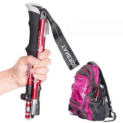 Adjustable Telescopic Hiking Poles – Lightweight & Durable Trekking Sticks for Outdoor Adventures
