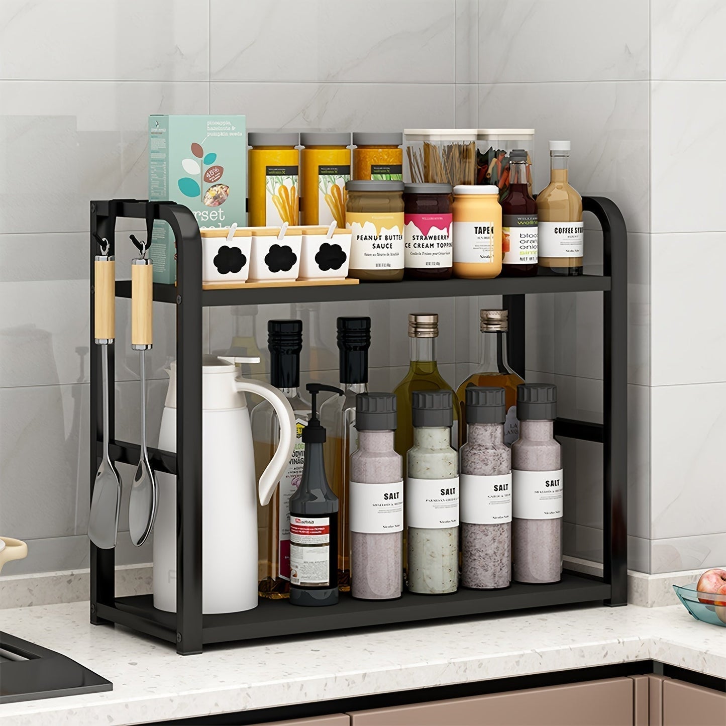 Mara Stainless Steel Kitchen Storage Rack – Compact, Stylish & Durable