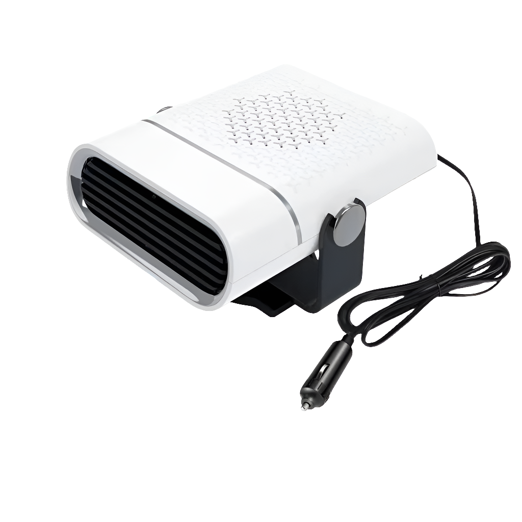 AirComfy 4-in-1 Car Fan – All-Season Heating & Cooling with 360° Rotation
