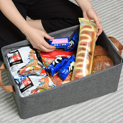 Foldable Storage Box for Clothes – Space-Saving Fabric Organizer for Wardrobe, Shelves & Under-Bed Use