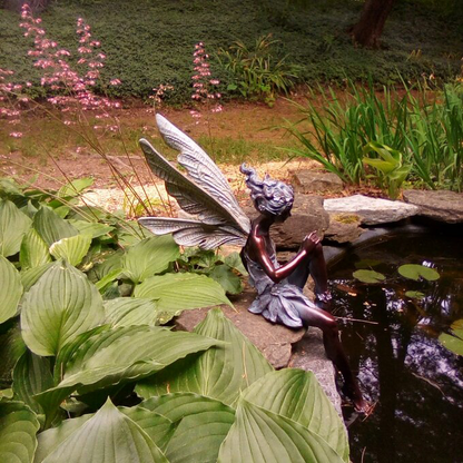 FairyGlo Garden Fairy Statue – Enchanting Weatherproof Outdoor Ornament