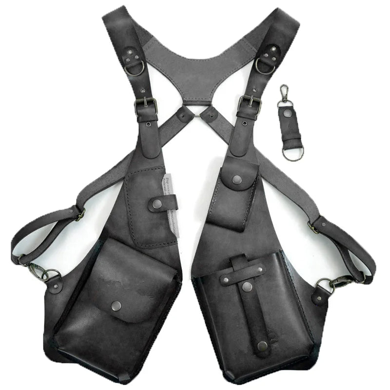 Leather Anti-Theft Shoulder Holster – Stylish & Secure Crossbody Bag