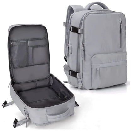 Women's Large Travel Backpack – Waterproof Hiking Rucksack | Anti-Theft & USB Charging