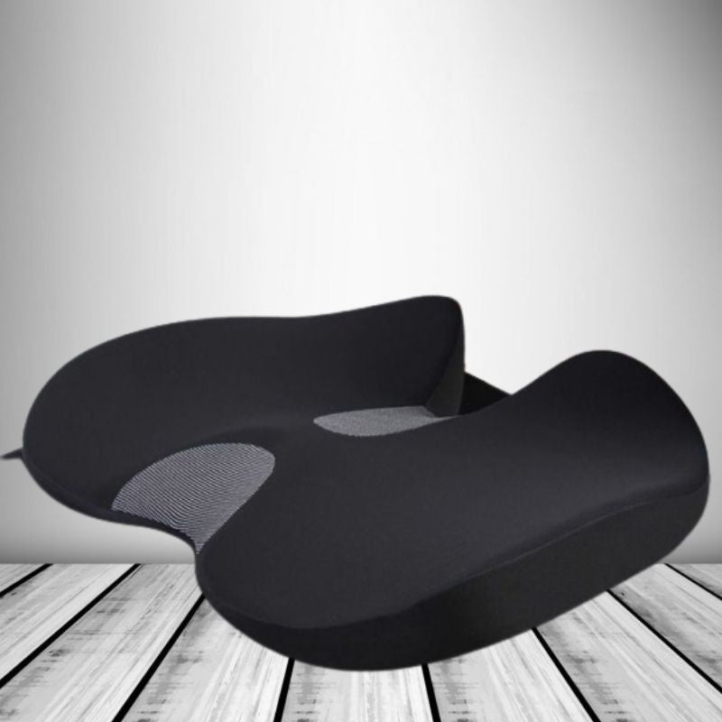 Ergonomic Memory Foam Car Seat Cushion – Tailbone & Sciatica Support Pillow