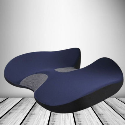 Ergonomic Memory Foam Car Seat Cushion – Tailbone & Sciatica Support Pillow