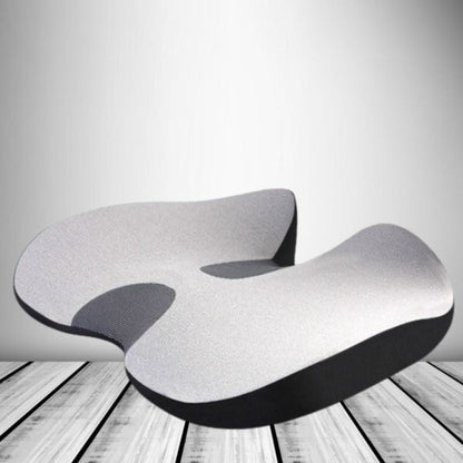 Ergonomic Memory Foam Car Seat Cushion – Tailbone & Sciatica Support Pillow