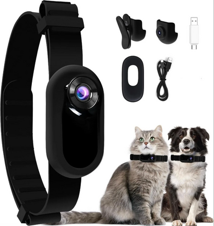 PetCam Collar Camera – HD Mini Recorder for Dogs & Cats