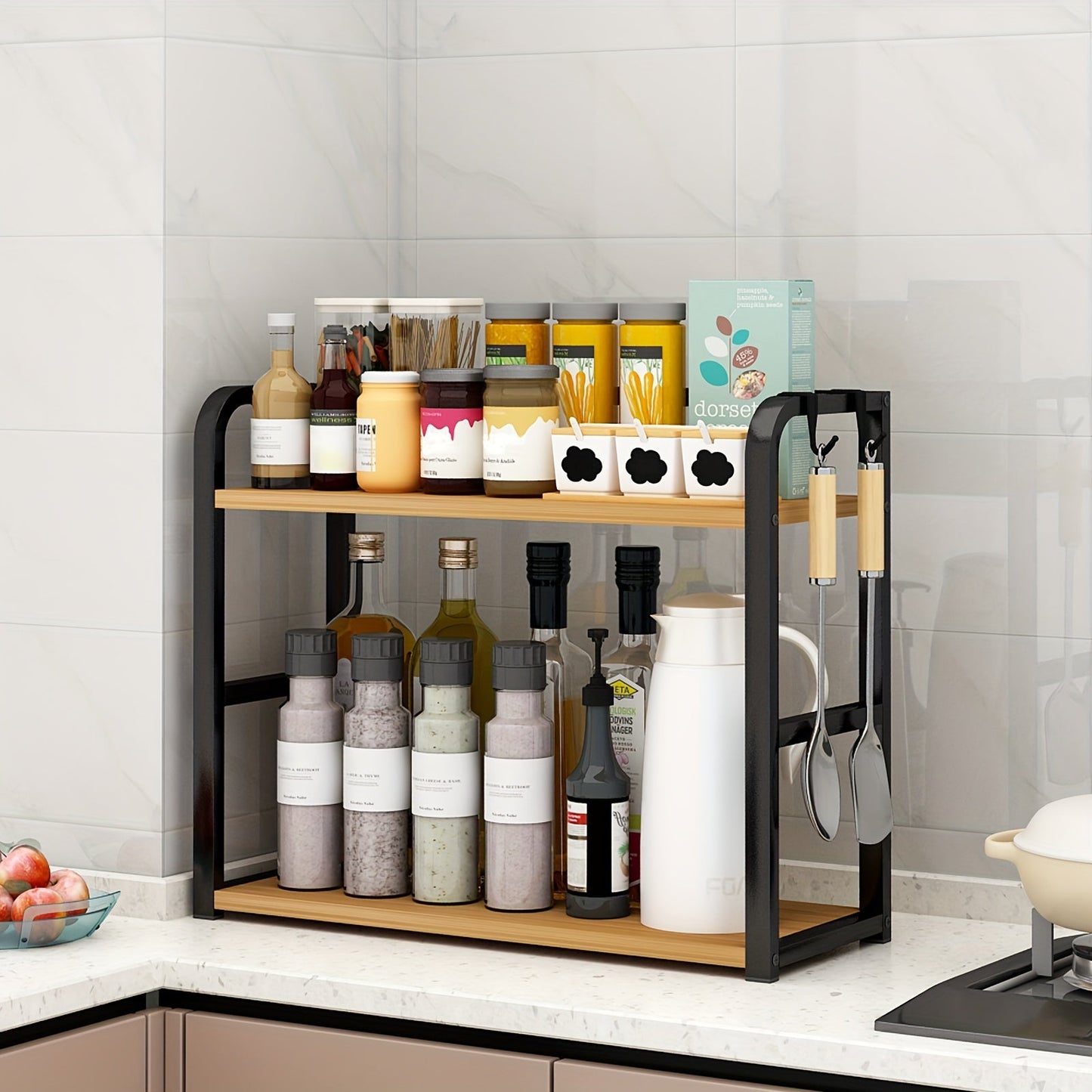 Mara Stainless Steel Kitchen Storage Rack – Compact, Stylish & Durable