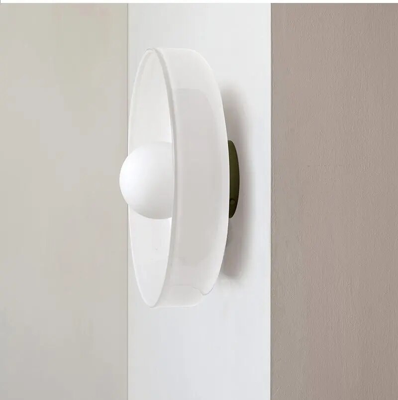 GlassGlow Nordic Ceiling Light – Minimalist Glass Pendant for Modern Interiors