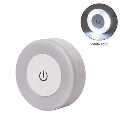 LED Touch Night Lamp – Dimmable Ambient Light with Warm & White Modes