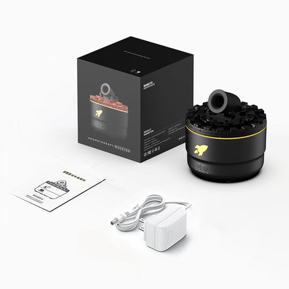 MistLava | Cannon Humidifier & Aroma Diffuser with Water Mist, Lava Effect & Night Light