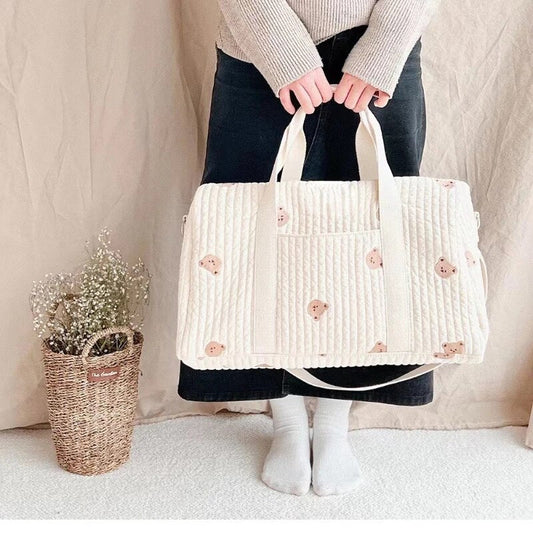 ElegantMama | Premium Maternity Bag – Spacious & Stylish Hospital and Travel Tote for New Mothers