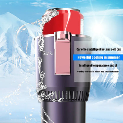 2-in-1 Smart Car Cup Holder with Heating & Cooling Function