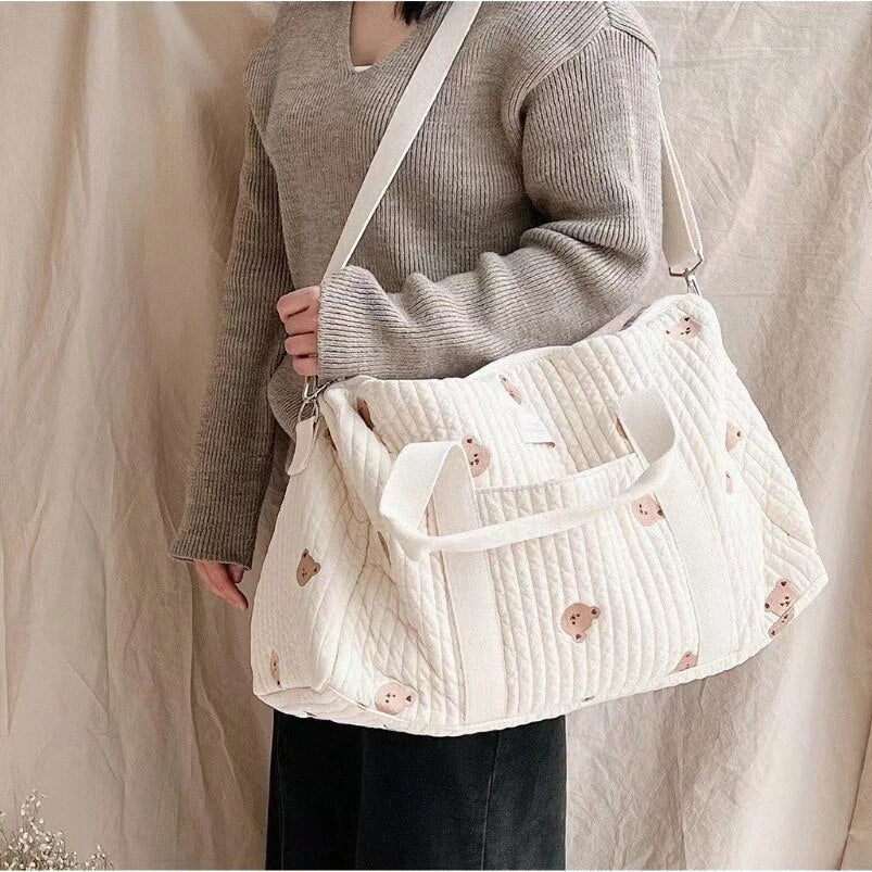 ElegantMama | Premium Maternity Bag – Spacious & Stylish Hospital and Travel Tote for New Mothers