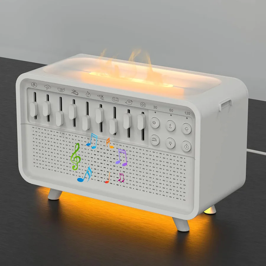 White Noise Machine with Humidifier and Night Light