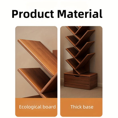 TreeShelf Vertical Bookcase – Stylish & Space-Saving Storage Solution