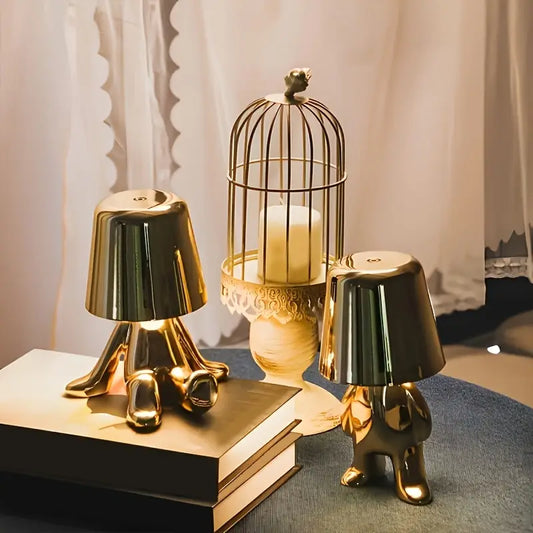 5 Brothers Wireless Table Lamp – Rechargeable LED Designer Lamp with Dimmable Light (Warm White)