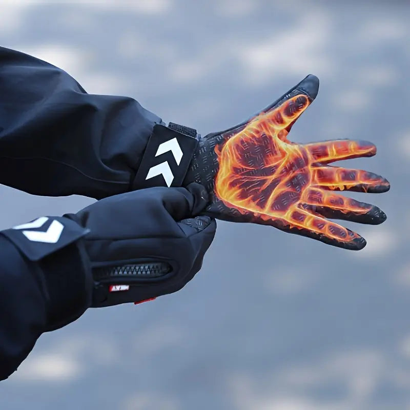 Heat Retaining Thermal Warming Gloves for Cycling, Skiing & Outdoor Sports