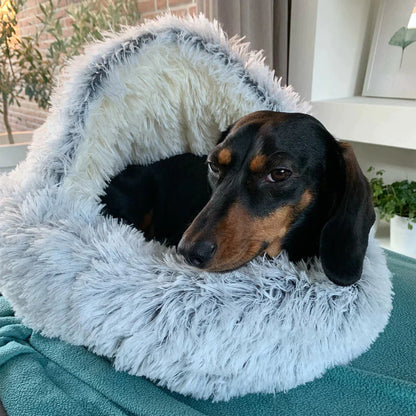 Luxury Calming Dog Bed – Soft, Supportive & Stress-Relieving Pet Bed for Dogs