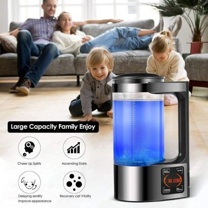 Electric Hydrogen Water Purifier – Water Ioniser with Alkaline pH Boost (Adjustable Timer)