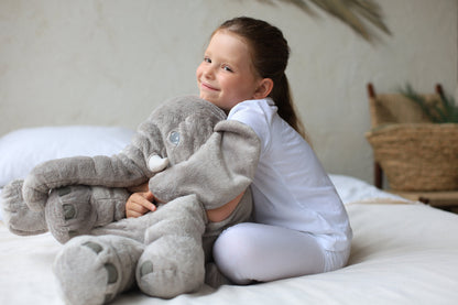 Plush Elephant Pillow – Ultra Soft & Comfortable Cuddle Cushion for Babies and Kids