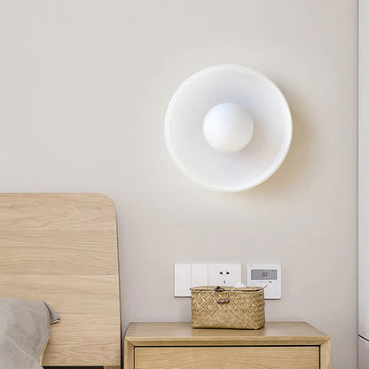 Modern Round Glass Ceiling Light – Elegant Flush Mount Fixture for Kitchen & Living Spaces